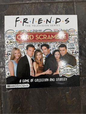 Friends TV Show Card Scramble Board Game Trivia Strategy Party Game